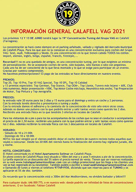 Info Calafell VAG 2021