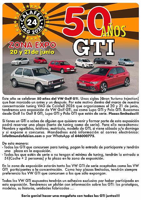 Info 50 años GTI